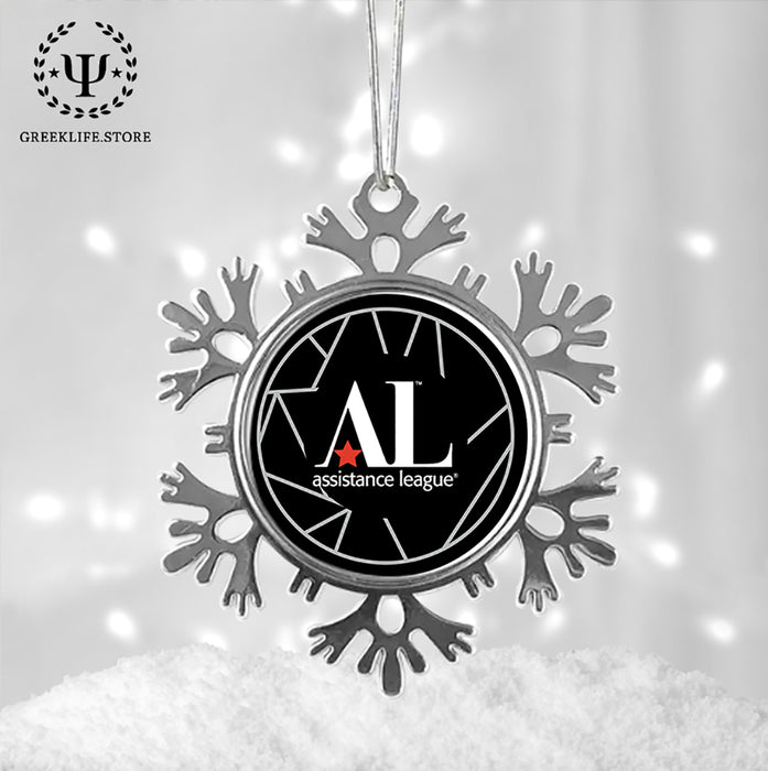 Assistance League Christmas Ornament - Snowflake Metal