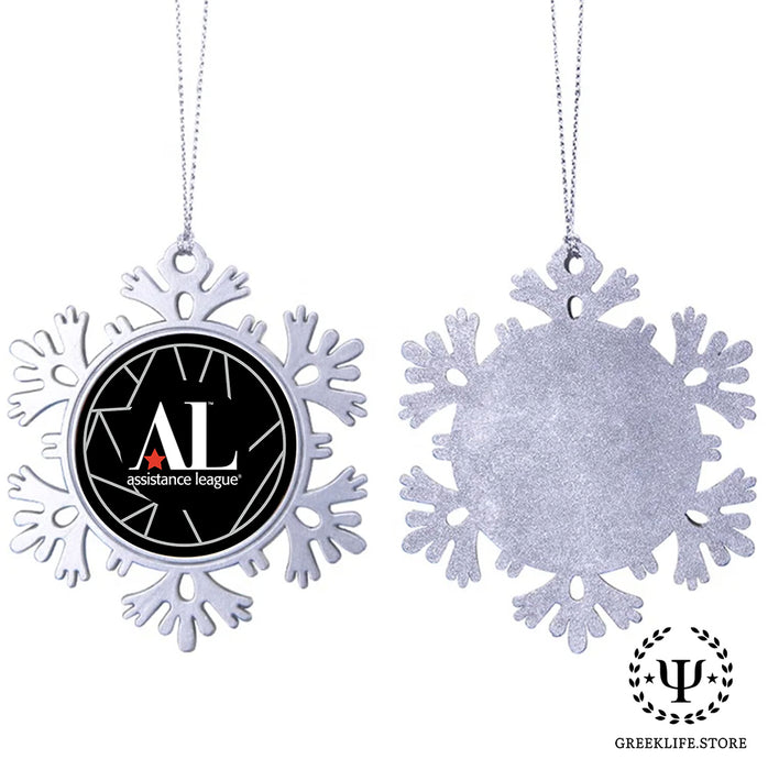 Assistance League Christmas Ornament - Snowflake Metal