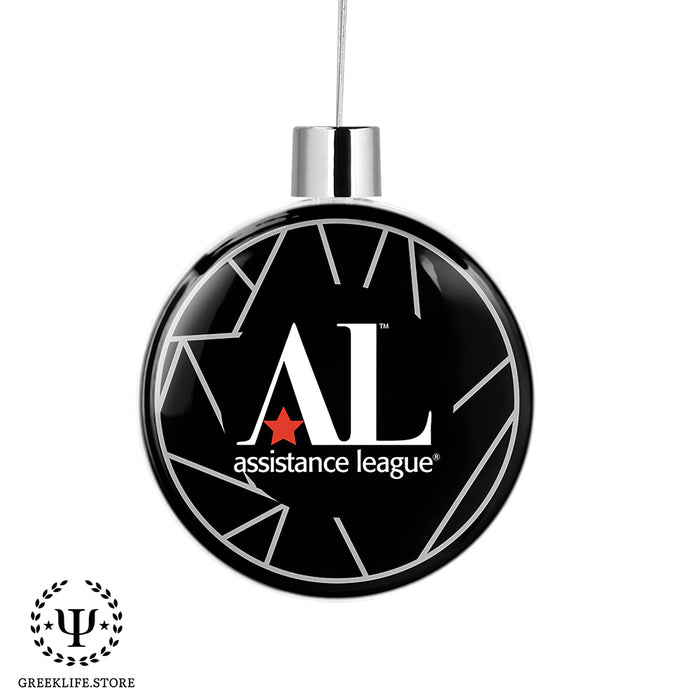 Assistance League Christmas Ornament Flat Round