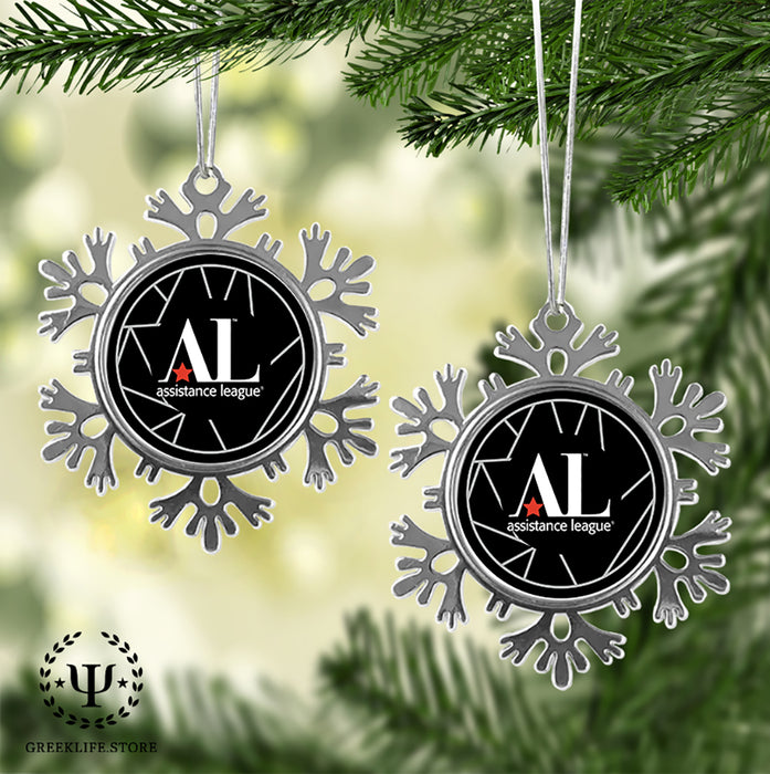 Assistance League Christmas Ornament - Snowflake Metal