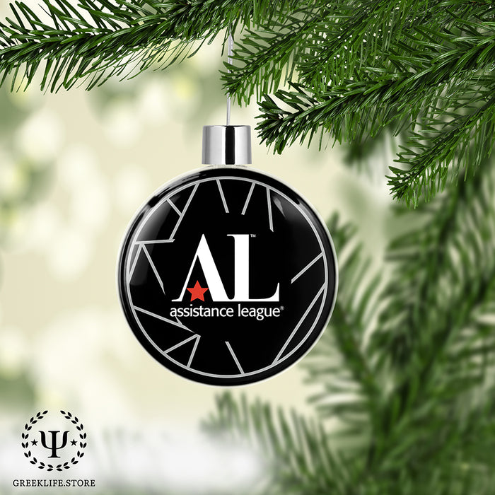 Assistance League Christmas Ornament Flat Round