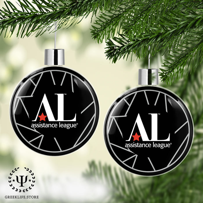 Assistance League Christmas Ornament Flat Round