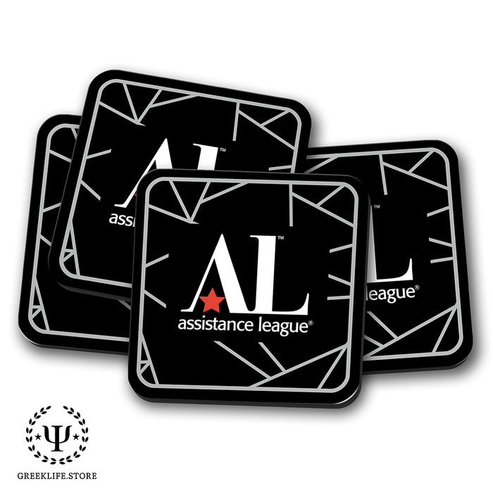 Assistance League Beverage Coasters Square (Set of 4)