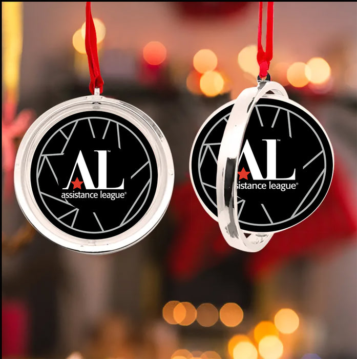 Assistance League Christmas Reversible Flat Round Ornament