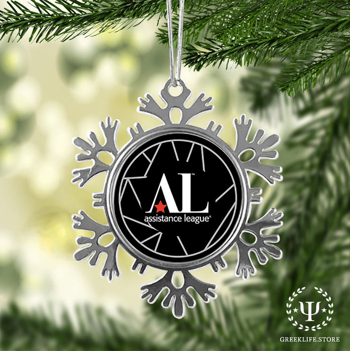 Assistance League Christmas Ornament - Snowflake Metal