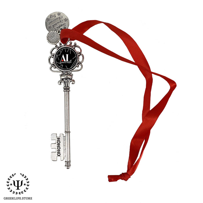 Assistance League Christmas Ornament Santa Magic Key