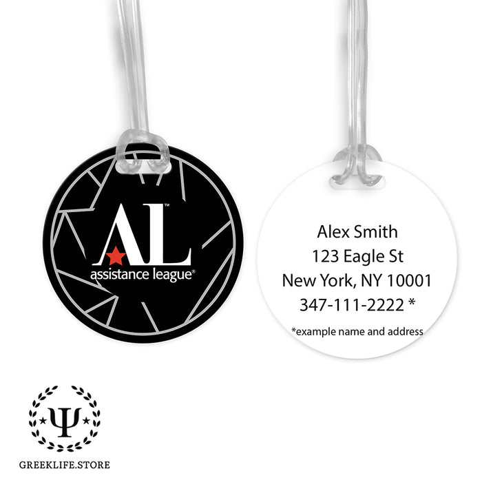 Assistance League Luggage Bag Tag (round)