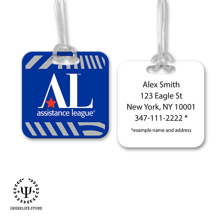 Assistance League Luggage Bag Tag (square)