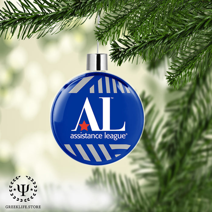 Assistance League Christmas Ornament Flat Round