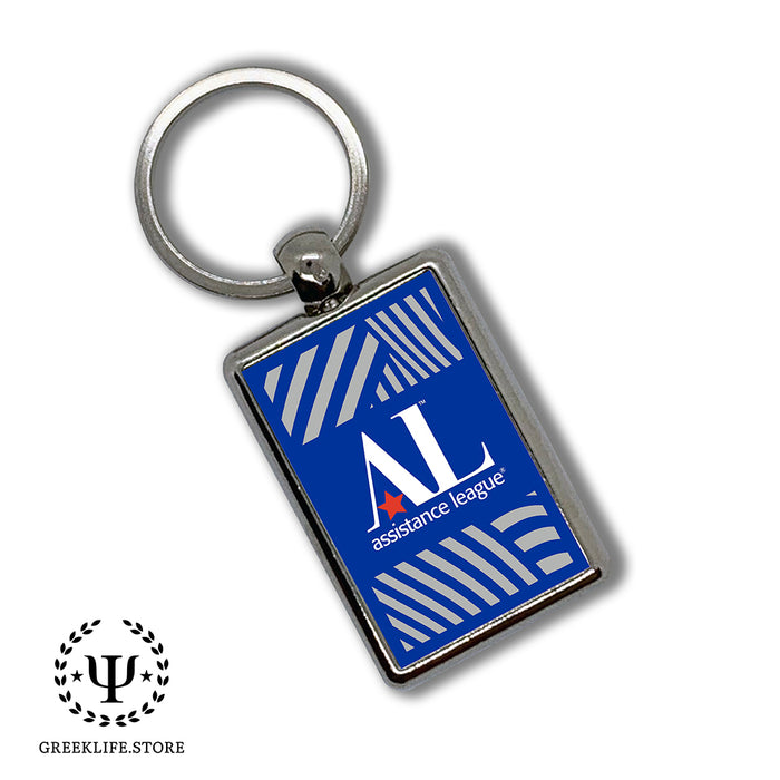 Assistance League Keychain Rectangular