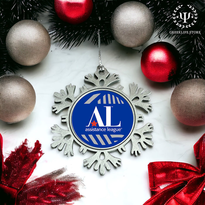 Assistance League Christmas Ornament - Snowflake Metal