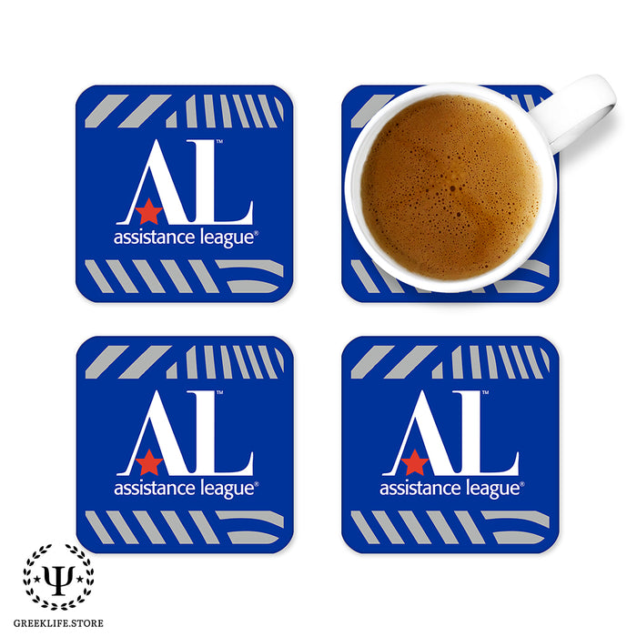 Assistance League Beverage Coasters Square (Set of 4)