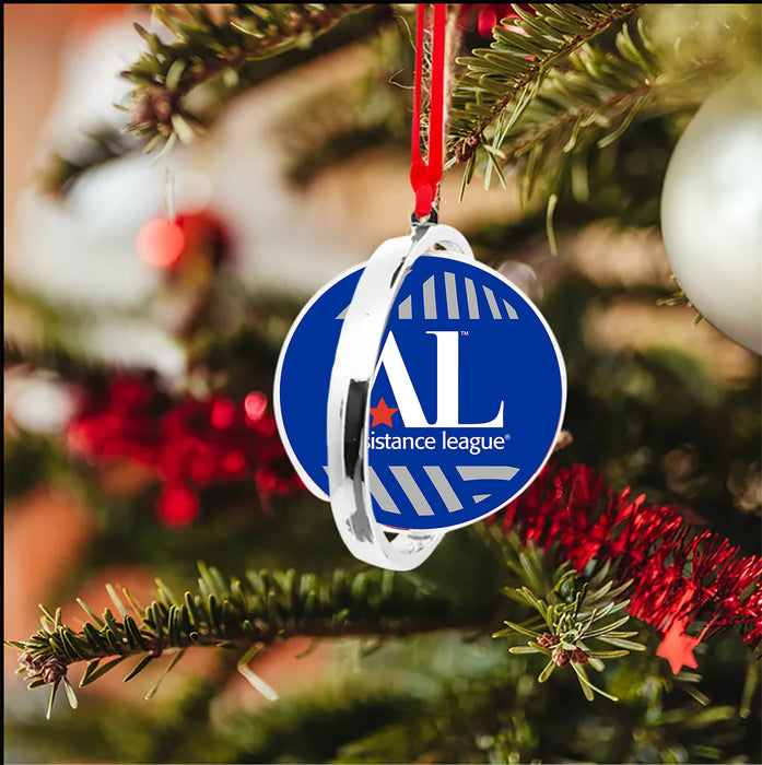 Assistance League Christmas Reversible Flat Round Ornament