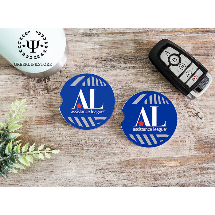 Assistance League Car Cup Holder Coaster (Set of 2)