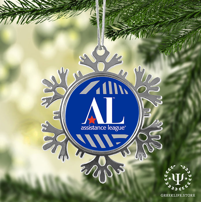 Assistance League Christmas Ornament - Snowflake Metal