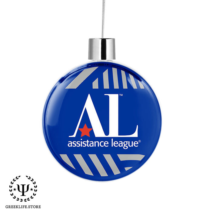 Assistance League Christmas Ornament Flat Round