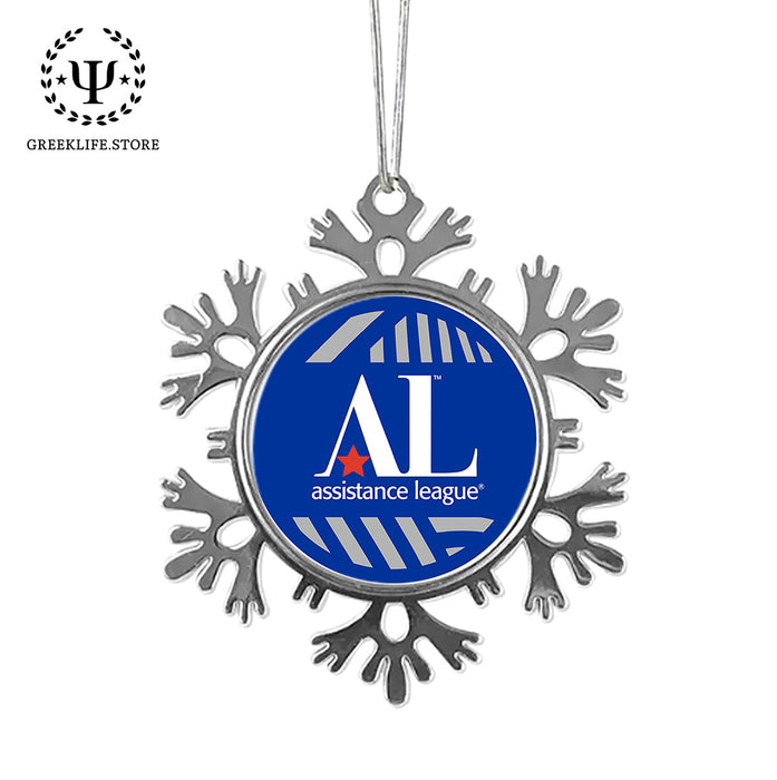 Assistance League Christmas Ornament - Snowflake Metal