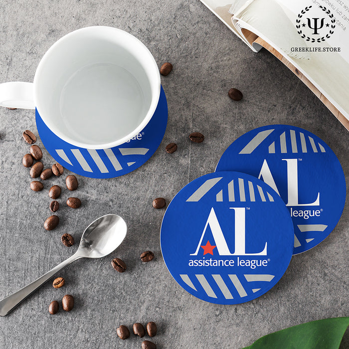 Assistance League Beverage coaster round (Set of 4)