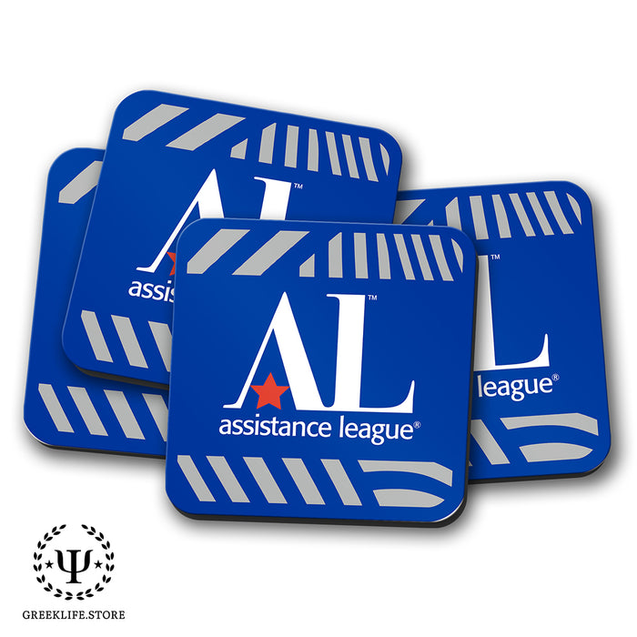 Assistance League Beverage Coasters Square (Set of 4)