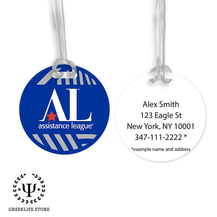 Assistance League Luggage Bag Tag (round)