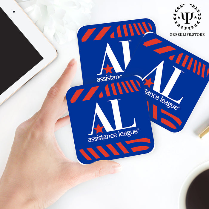 Assistance League Beverage Coasters Square (Set of 4)