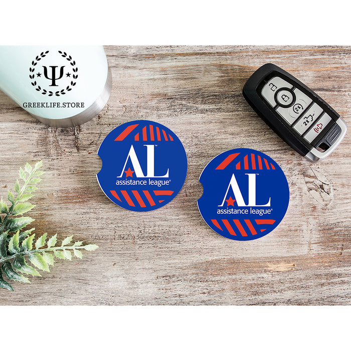 Assistance League Car Cup Holder Coaster (Set of 2)