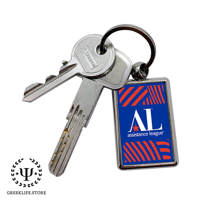 Assistance League Keychain Rectangular