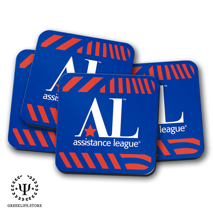 Assistance League Beverage Coasters Square (Set of 4)