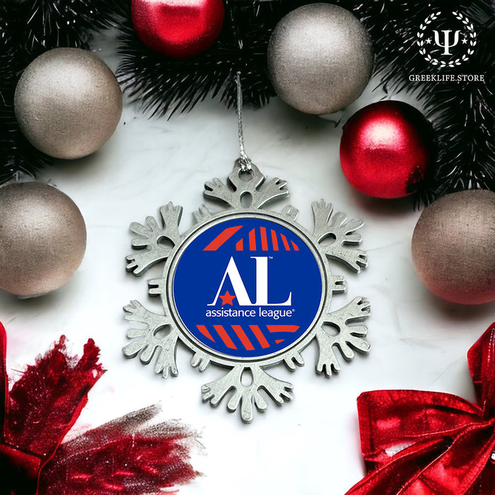 Assistance League Christmas Ornament - Snowflake Metal