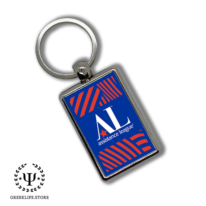 Assistance League Keychain Rectangular