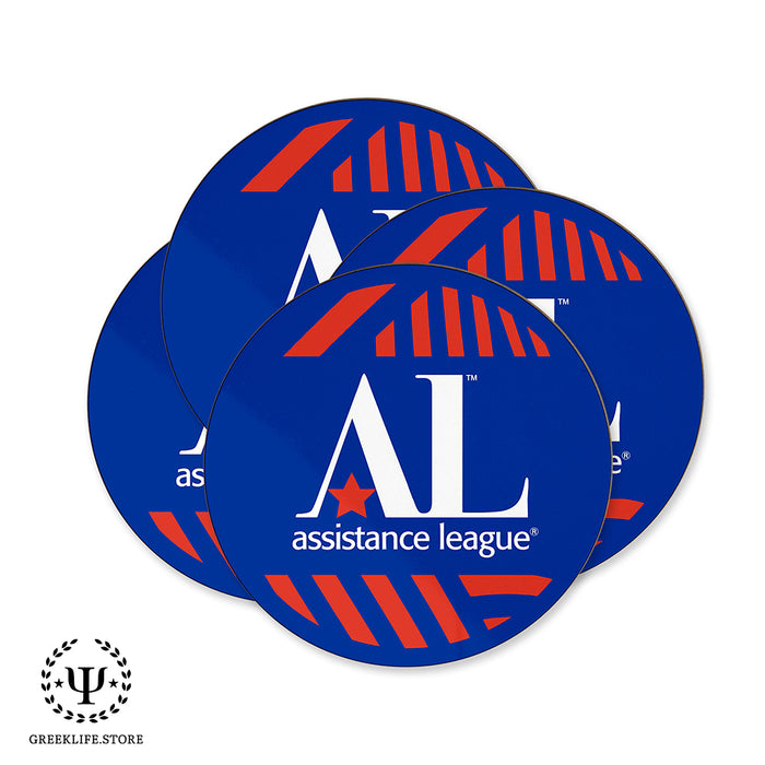 Assistance League Beverage coaster round (Set of 4)