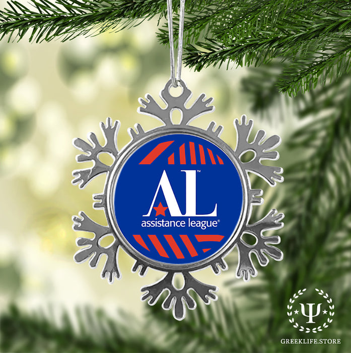 Assistance League Christmas Ornament - Snowflake Metal