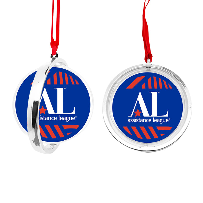 Assistance League Christmas Reversible Flat Round Ornament