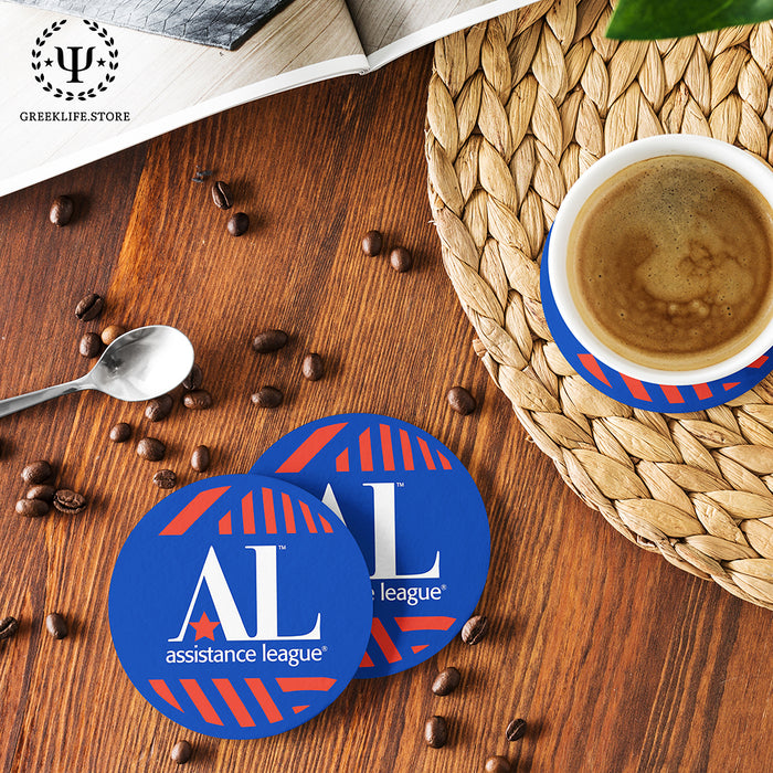 Assistance League Beverage coaster round (Set of 4)