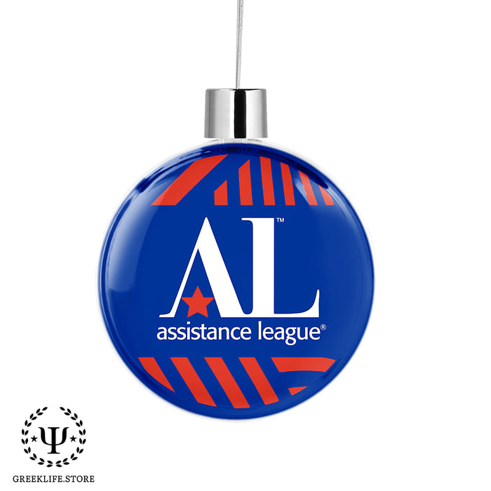 Assistance League Christmas Ornament Flat Round