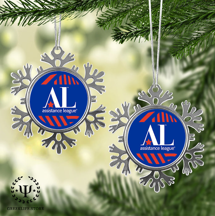 Assistance League Christmas Ornament - Snowflake Metal