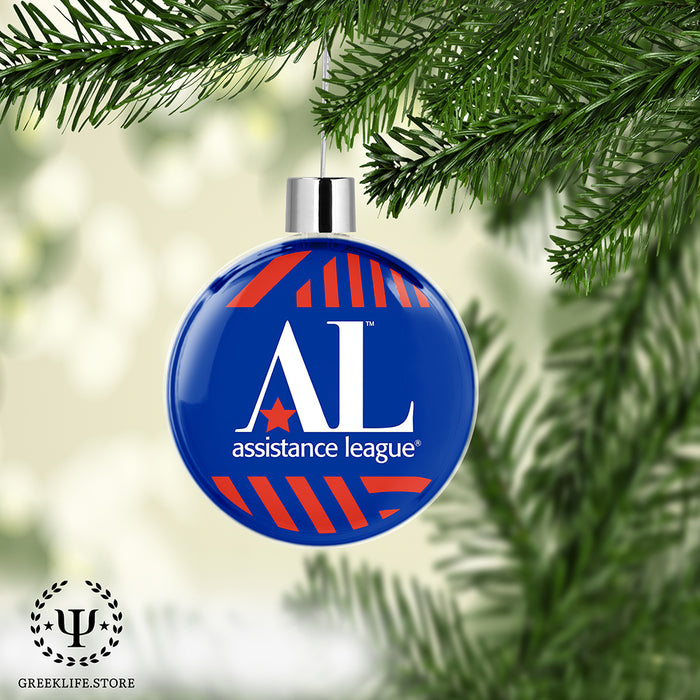 Assistance League Christmas Ornament Flat Round