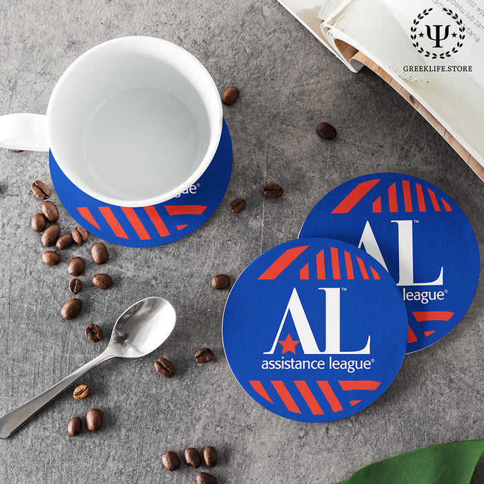 Assistance League Beverage coaster round (Set of 4)