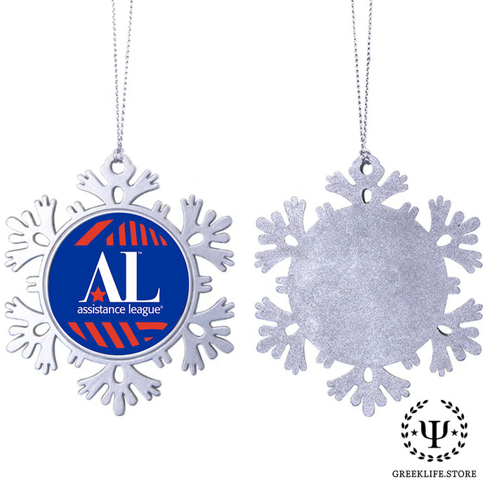 Assistance League Christmas Ornament - Snowflake Metal