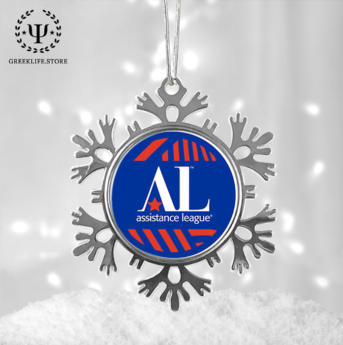 Assistance League Christmas Ornament - Snowflake Metal