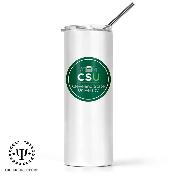 Cleveland State University Stainless Steel Skinny Tumbler 20 OZ