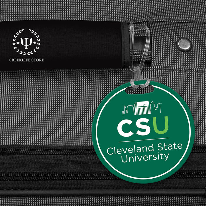 Cleveland State University Luggage Bag Tag (round)