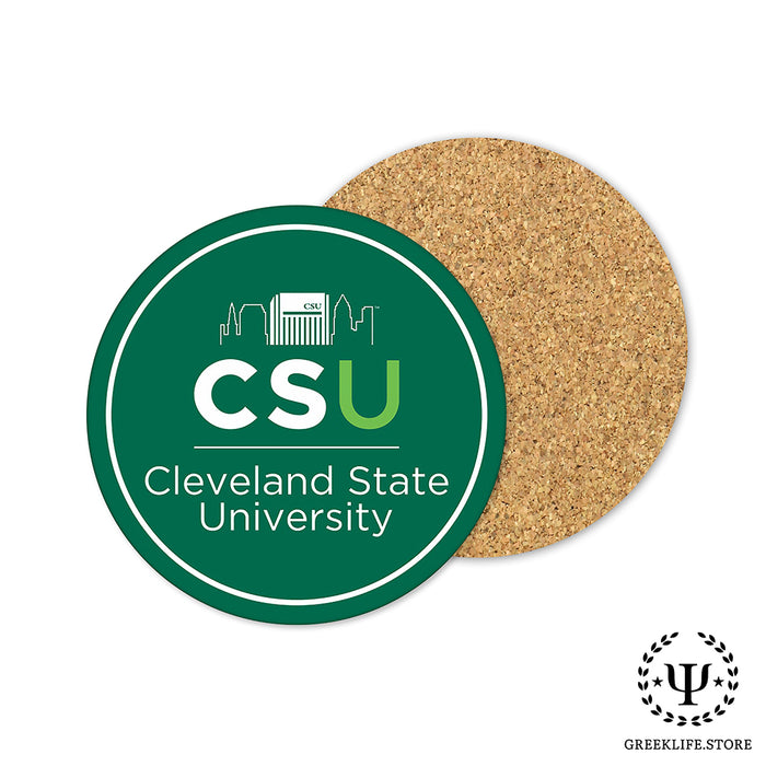 Cleveland State University Beverage coaster round (Set of 4)