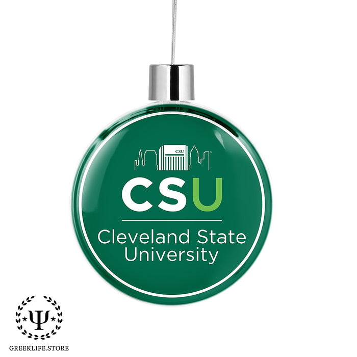 Cleveland State University Christmas Ornament Flat Round