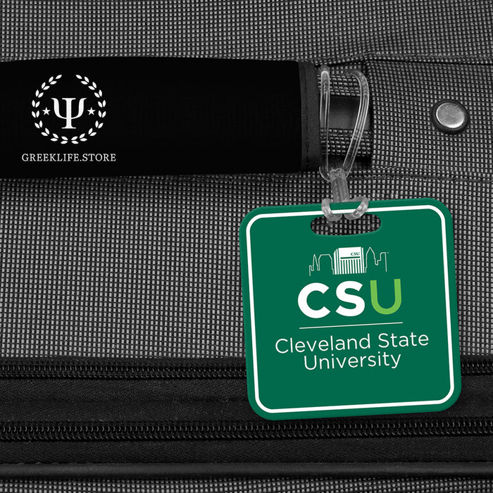 Cleveland State University Luggage Bag Tag (square)