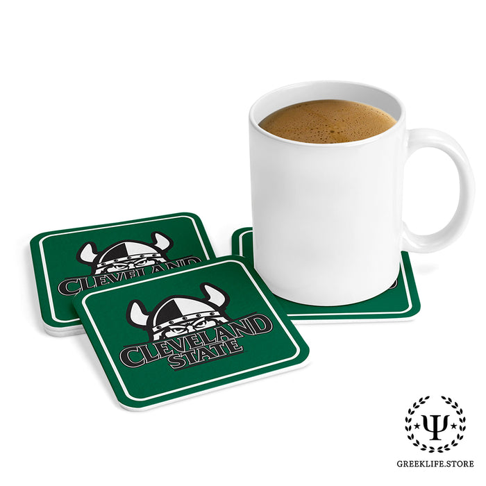 Cleveland State University Beverage Coasters Square (Set of 4)