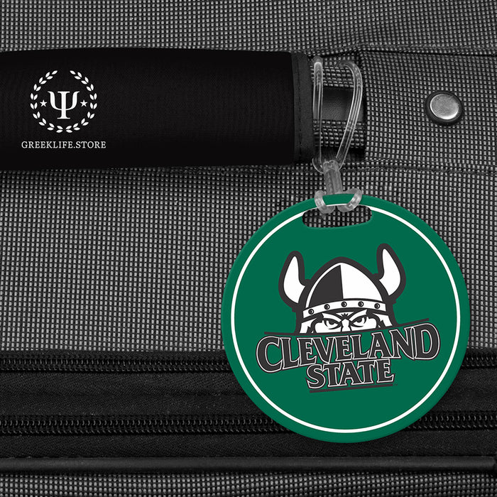 Cleveland State University Luggage Bag Tag (round)