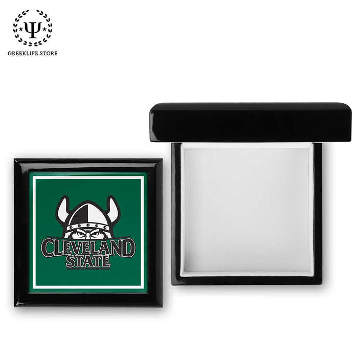 Cleveland State University Keepsake Box Wooden