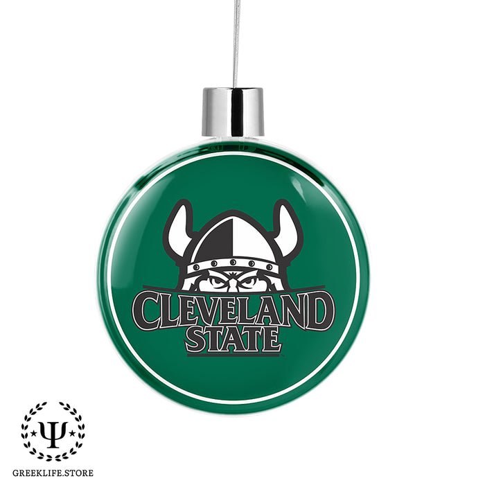 Cleveland State University Christmas Ornament Flat Round