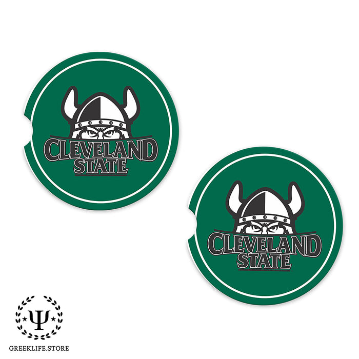 Cleveland State University Car Cup Holder Coaster (Set of 2)